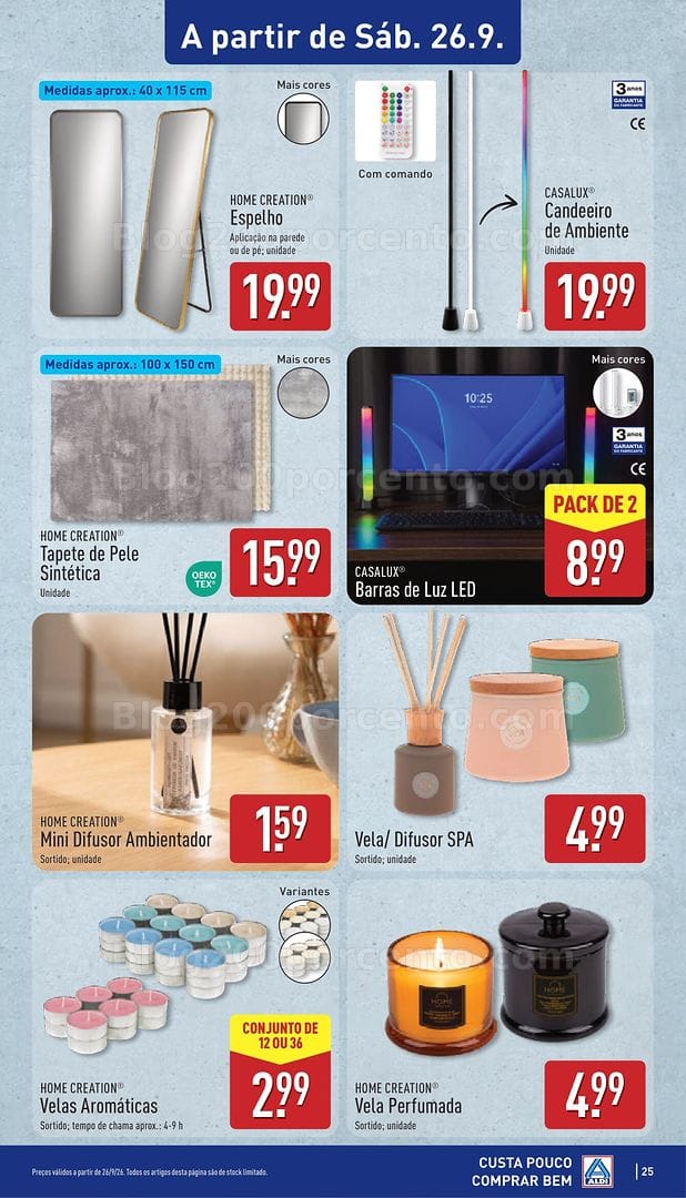 Antevisão Folheto ALDI Promoções de 21 a 27 setembro